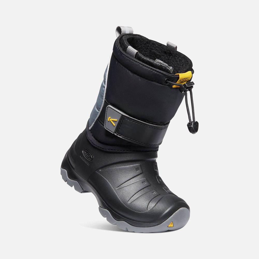 Botas de Montaña Keen Mexico Negros/Grises - Niños Lumi Ii Waterproof - XK1485039